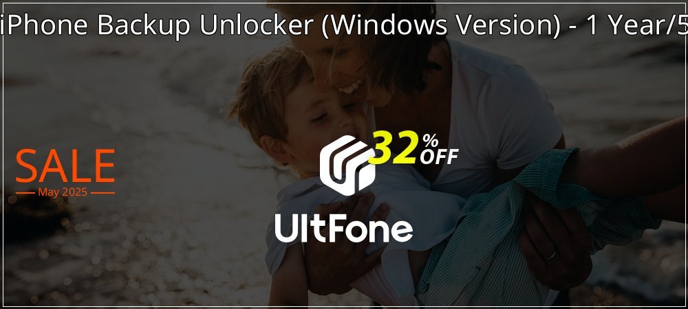 UltFone iPhone Backup Unlocker - Windows Version - 1 Year/5 Devices coupon on World Whisky Day discount