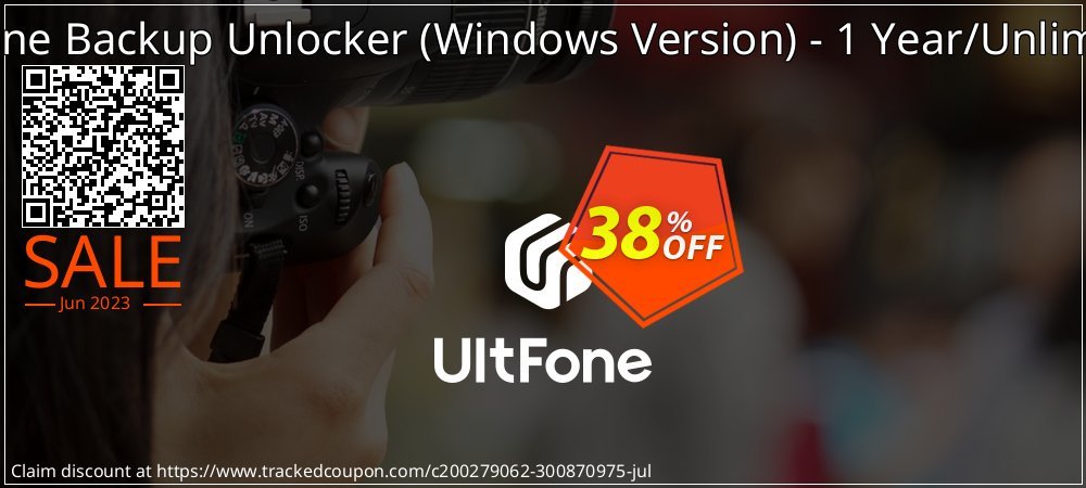UltFone iPhone Backup Unlocker - Windows Version - 1 Year/Unlimited Devices coupon on Mother's Day discounts