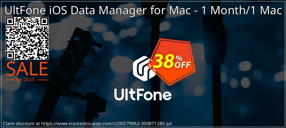 UltFone iOS Data Manager for Mac - 1 Month/1 Mac coupon on Mother's Day offer