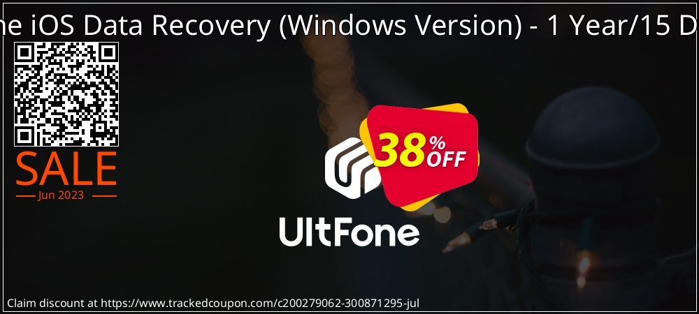 UltFone iOS Data Recovery - Windows Version - 1 Year/15 Devices coupon on Mother's Day discount