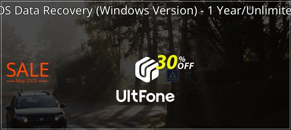 UltFone iOS Data Recovery - Windows Version - 1 Year/Unlimited Devices coupon on World Whisky Day offering discount