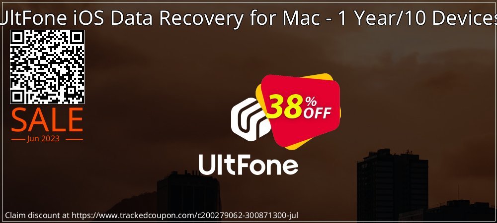 UltFone iOS Data Recovery for Mac - 1 Year/10 Devices coupon on Mother's Day promotions