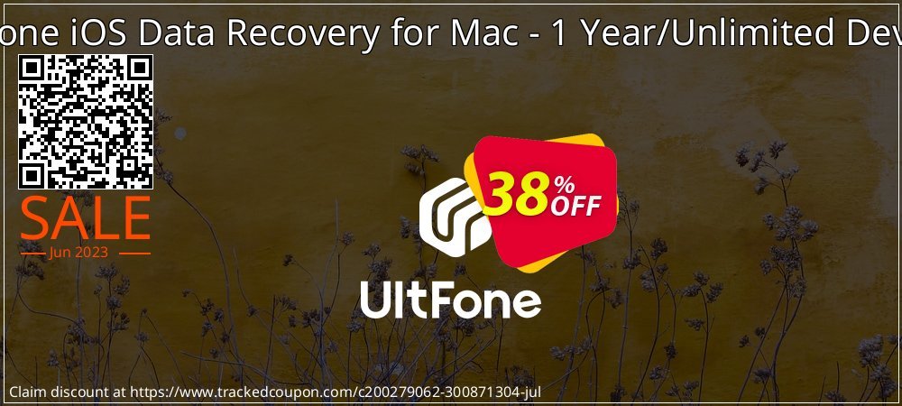 UltFone iOS Data Recovery for Mac - 1 Year/Unlimited Devices coupon on National Smile Day discount