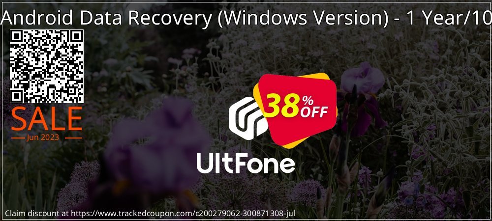 UltFone Android Data Recovery - Windows Version - 1 Year/10 Devices coupon on World Teachers' Day discount