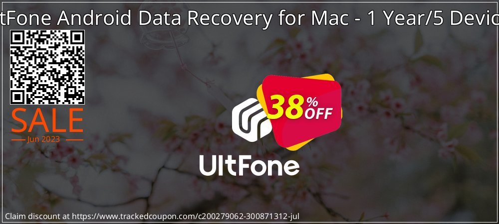UltFone Android Data Recovery for Mac - 1 Year/5 Devices coupon on ​Coffee Day discounts