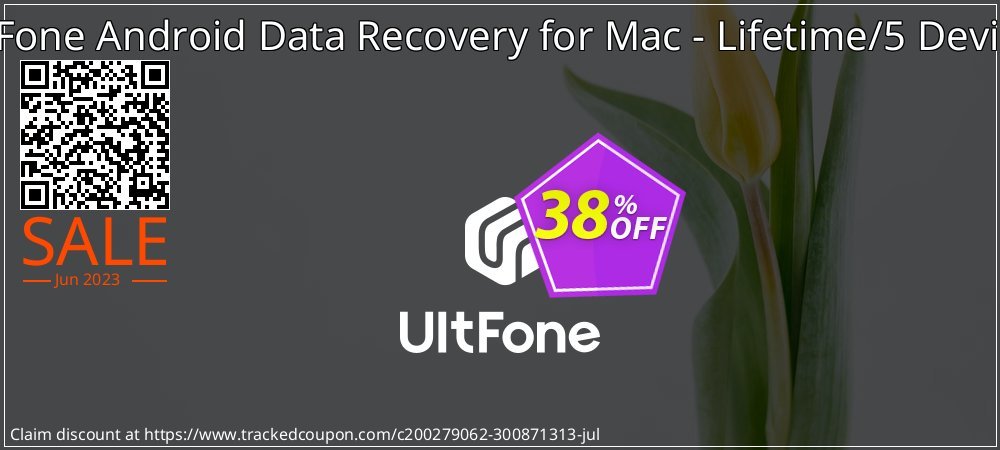UltFone Android Data Recovery for Mac - Lifetime/5 Devices coupon on National Pizza Party Day discount