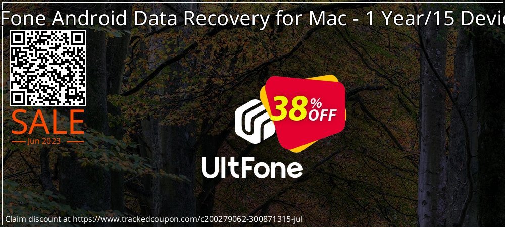 UltFone Android Data Recovery for Mac - 1 Year/15 Devices coupon on All Hallows' evening deals