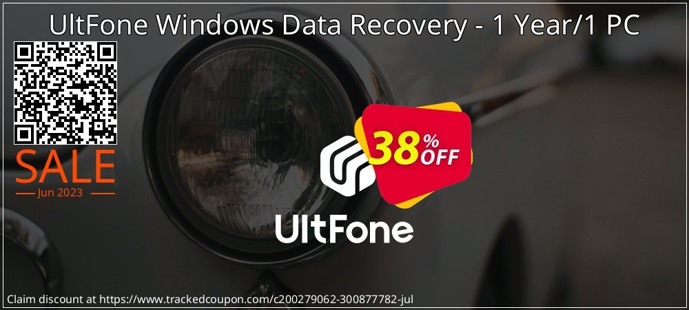 UltFone Windows Data Recovery - 1 Year/1 PC coupon on All Saints' Eve super sale