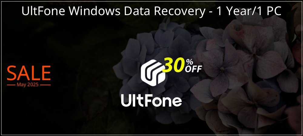UltFone Windows Data Recovery - 1 Year/1 PC coupon on All Saints' Eve super sale