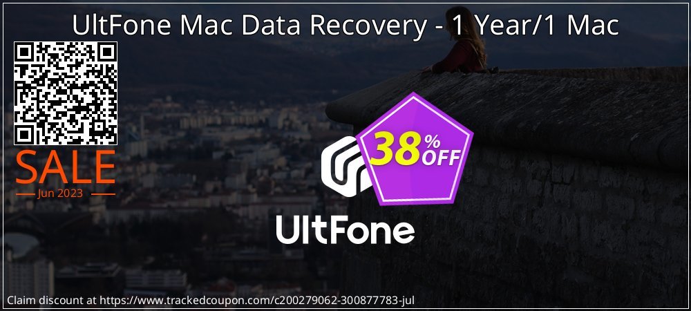 UltFone Mac Data Recovery - 1 Year/1 Mac coupon on National Pizza Party Day offer
