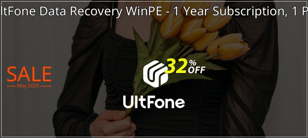 UltFone Data Recovery WinPE - 1 Year Subscription, 1 PC coupon on Constitution Memorial Day discounts