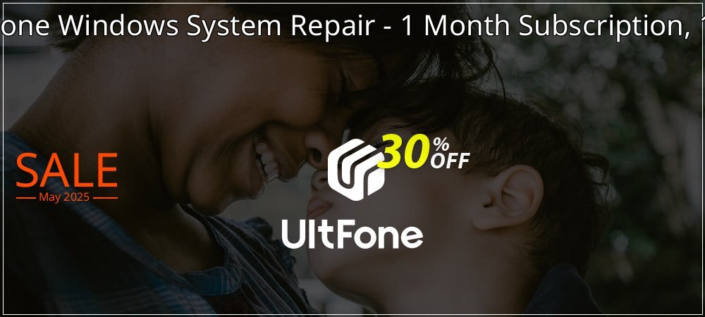 UltFone Windows System Repair - 1 Month Subscription, 1 PC coupon on New Year's Day deals