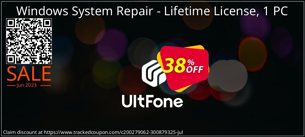 UltFone Windows System Repair - Lifetime License, 1 PC coupon on Mother's Day offering sales