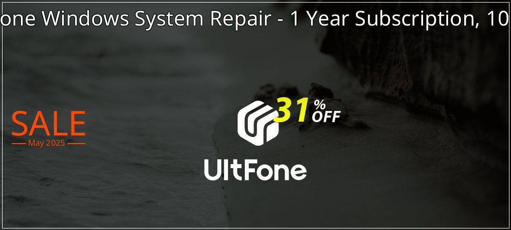 UltFone Windows System Repair - 1 Year Subscription, 10 PCs coupon on National Pizza Party Day promotions