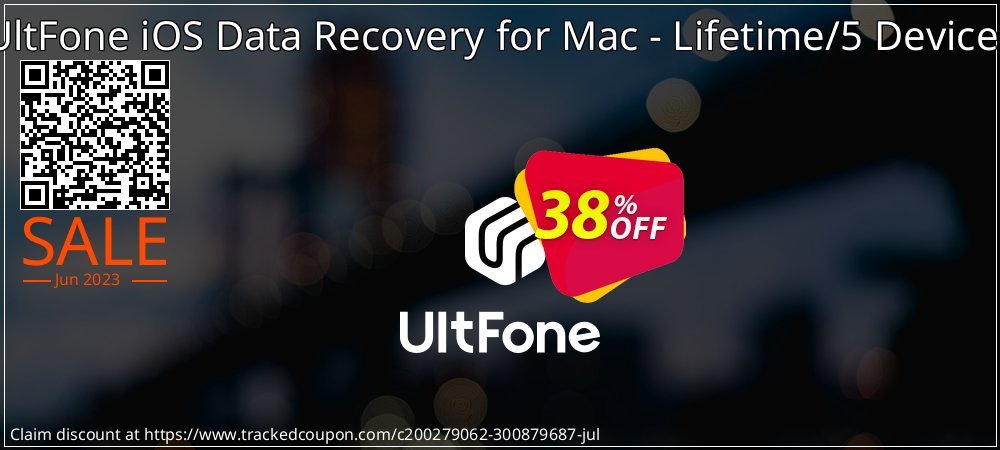 UltFone iOS Data Recovery for Mac - Lifetime/5 Devices coupon on National Memo Day discounts