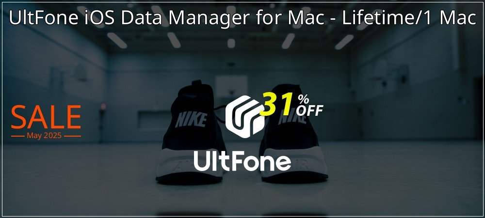 UltFone iOS Data Manager for Mac - Lifetime/1 Mac coupon on National Smile Day sales