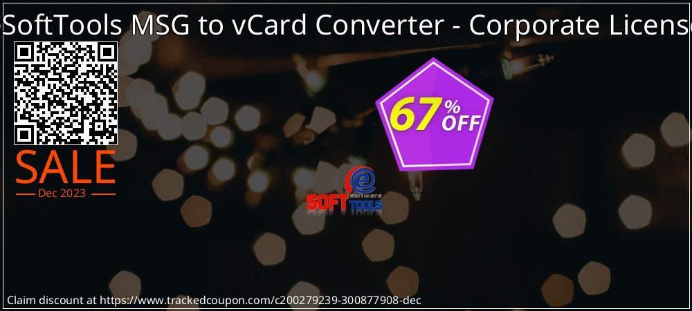 eSoftTools MSG to vCard Converter - Corporate License coupon on Easter Day super sale