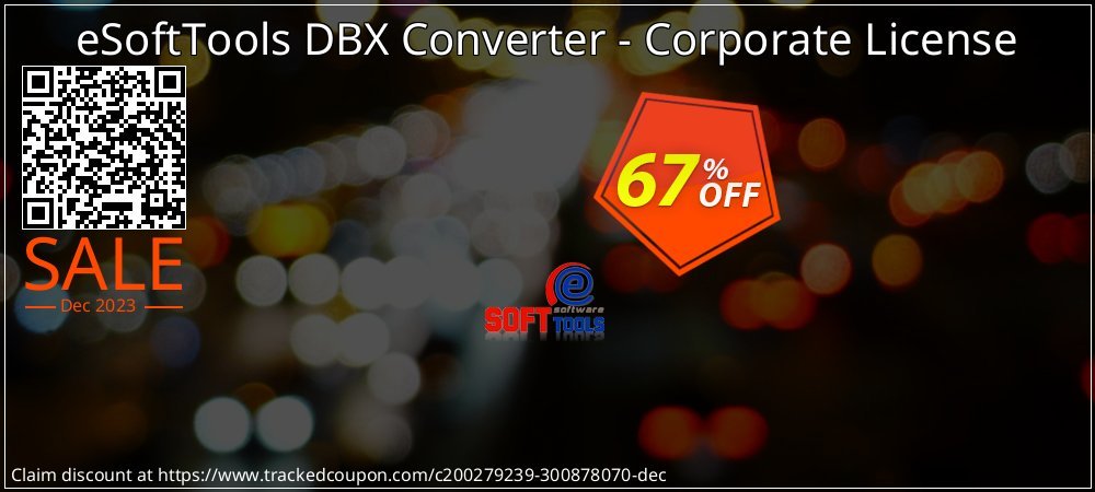 eSoftTools DBX Converter - Corporate License coupon on National Walking Day super sale
