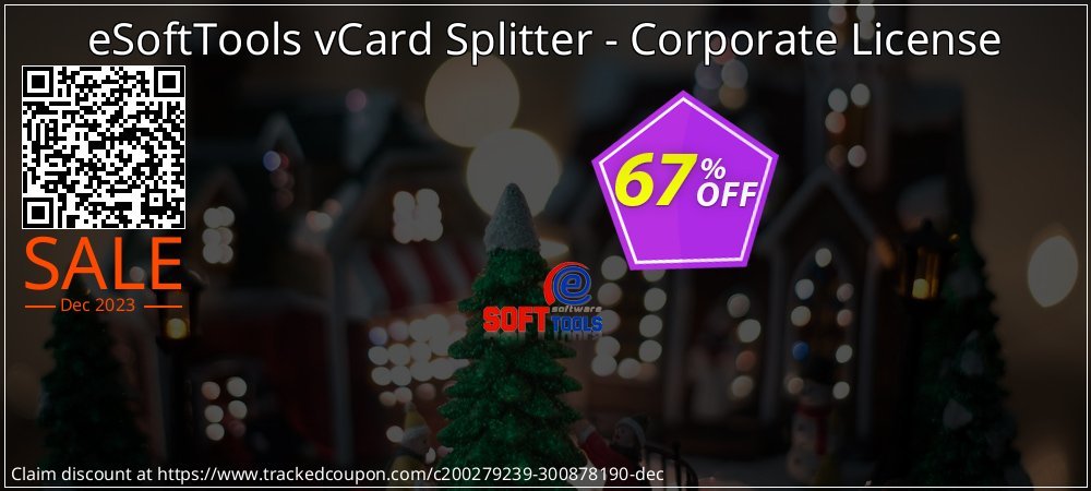 eSoftTools vCard Splitter - Corporate License coupon on World Backup Day promotions
