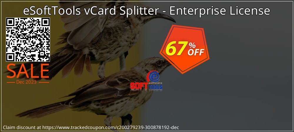 eSoftTools vCard Splitter - Enterprise License coupon on April Fools' Day offer