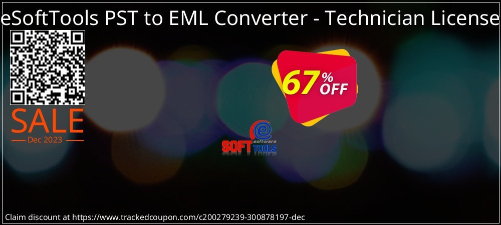 eSoftTools PST to EML Converter - Technician License coupon on April Fools Day super sale
