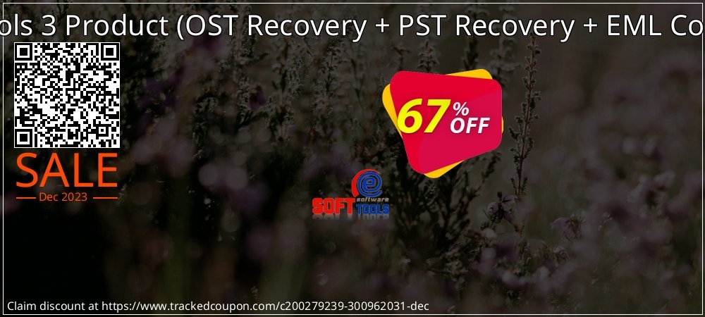 eSoftTools 3 Product - OST Recovery + PST Recovery + EML Converter  coupon on World Party Day super sale