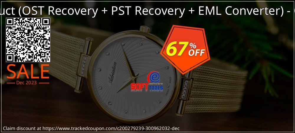 eSoftTools 3 Product - OST Recovery + PST Recovery + EML Converter - Corporate License coupon on Working Day promotions