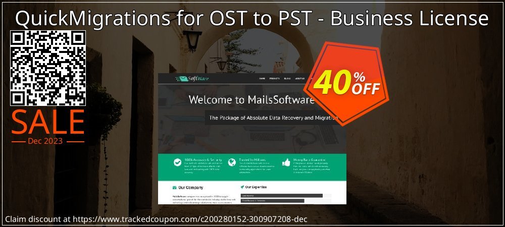 Get 40% OFF QuickMigrations for OST to PST - Business License promo