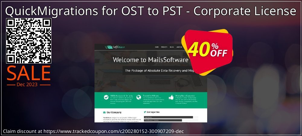 QuickMigrations for OST to PST - Corporate License coupon on Tell a Lie Day discounts