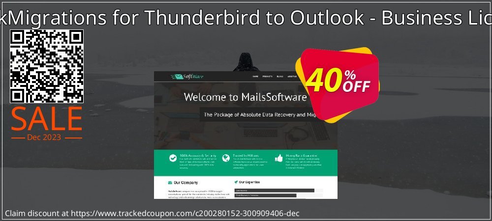 QuickMigrations for Thunderbird to Outlook - Business License coupon on World Party Day promotions