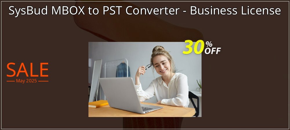 SysBud MBOX to PST Converter - Business License coupon on National Walking Day sales