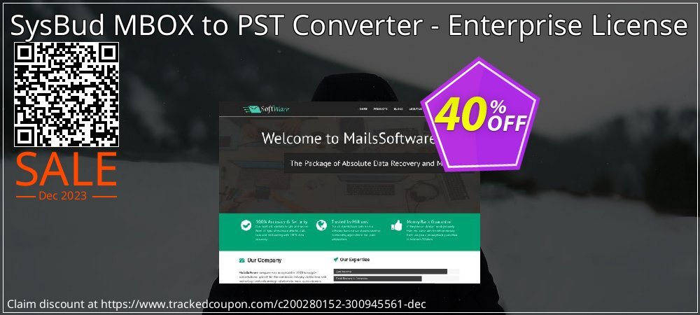 SysBud MBOX to PST Converter - Enterprise License coupon on World Party Day deals