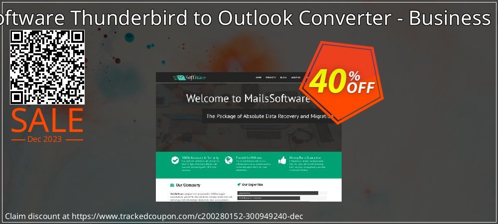 MailsSoftware Thunderbird to Outlook Converter - Business License coupon on World Backup Day discounts