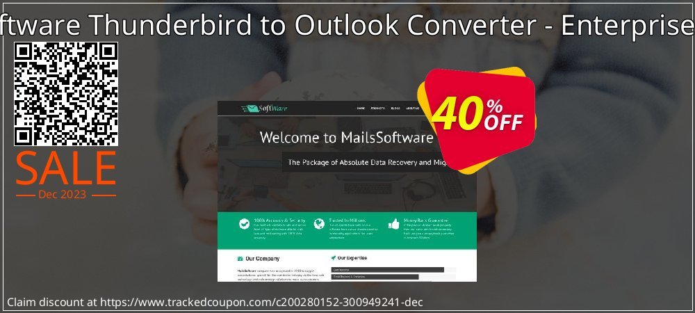 MailsSoftware Thunderbird to Outlook Converter - Enterprise License coupon on World Party Day sales