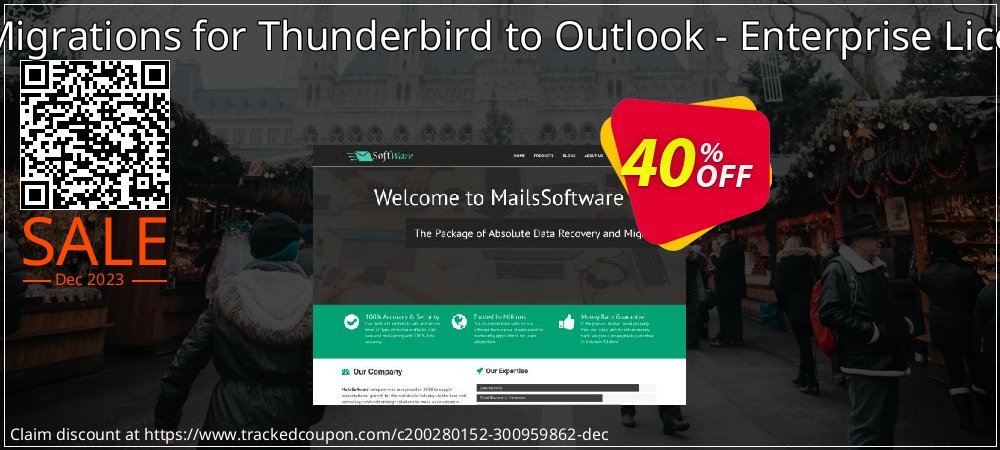 a2zMigrations for Thunderbird to Outlook - Enterprise License coupon on Working Day offer