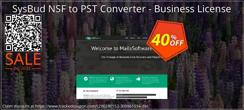 SysBud NSF to PST Converter - Business License coupon on World Password Day discounts