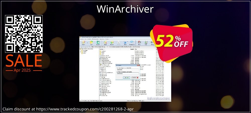 WinArchiver coupon on April Fools' Day super sale