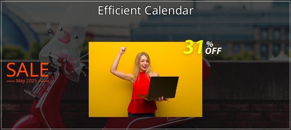 Efficient Calendar coupon on National Walking Day sales