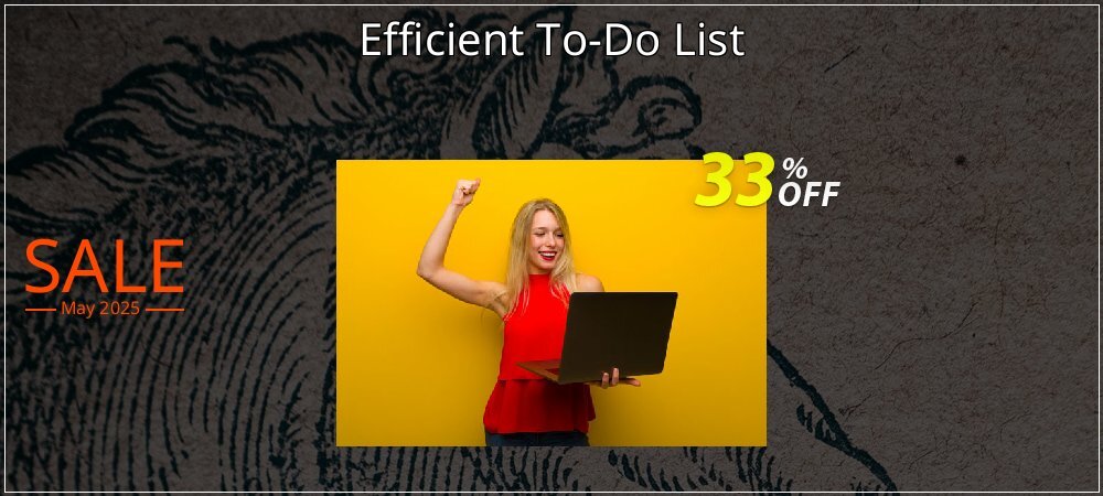 Efficient To-Do List coupon on Working Day discount