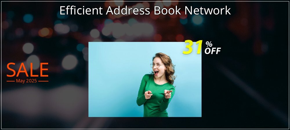 Efficient Address Book Network coupon on World Party Day offering discount