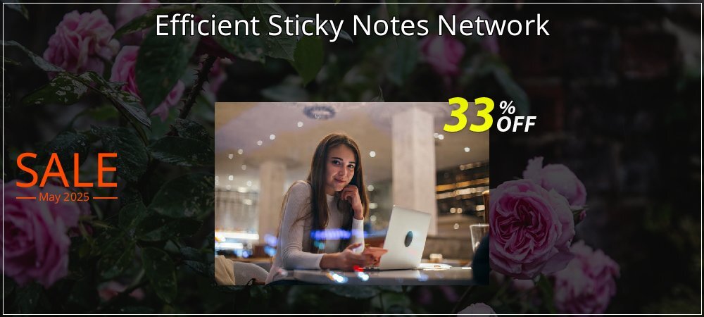 Efficient Sticky Notes Network coupon on National Pizza Party Day offering sales