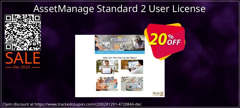 AssetManage Standard 2 User License coupon on World Party Day offering discount