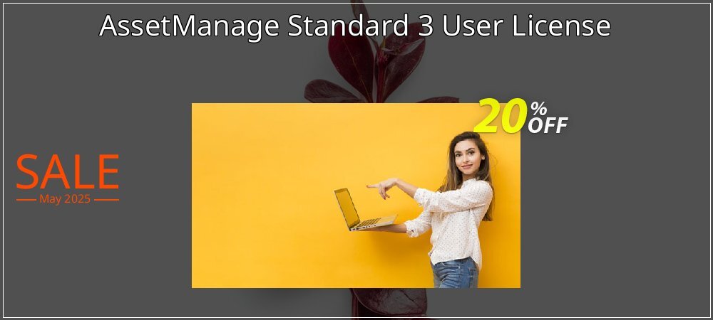 AssetManage Standard 3 User License coupon on National Memo Day super sale