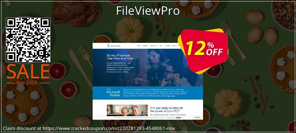 FileViewPro coupon on World Party Day discount