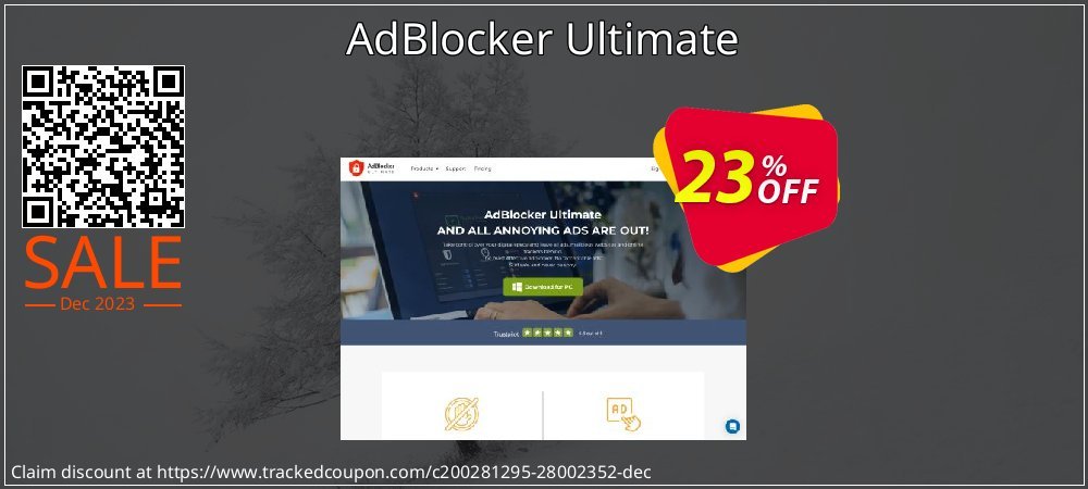Get 20% OFF AdBlocker Ultimate offering sales