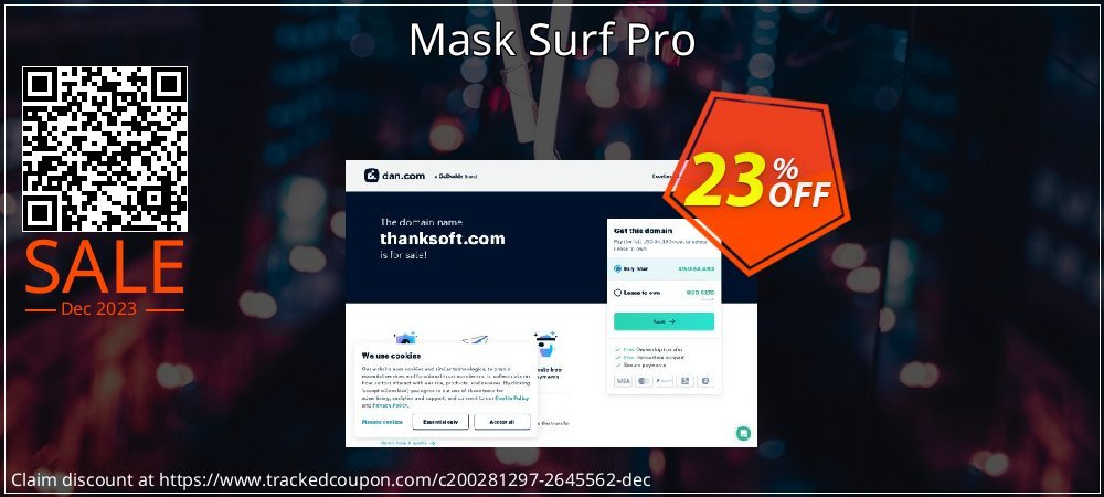 Mask Surf Pro coupon on Working Day deals