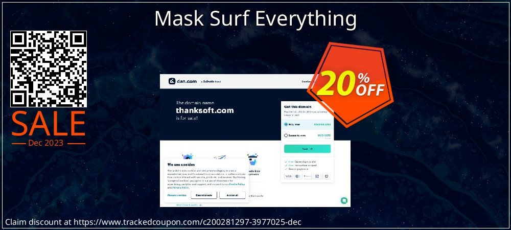 Mask Surf Everything coupon on National Walking Day discount