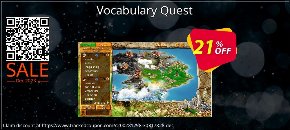 Vocabulary Quest coupon on National Pizza Party Day sales