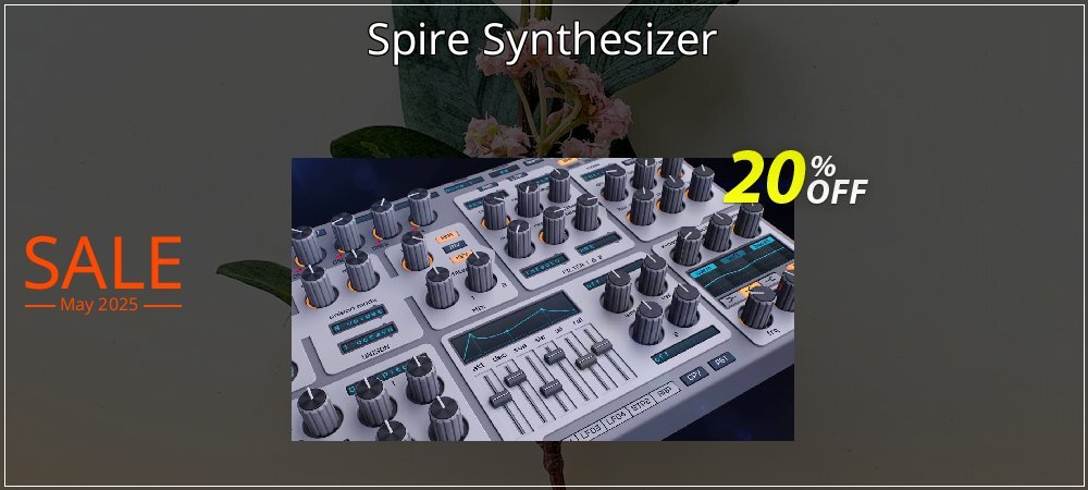 Spire Synthesizer coupon on Easter Day offering sales