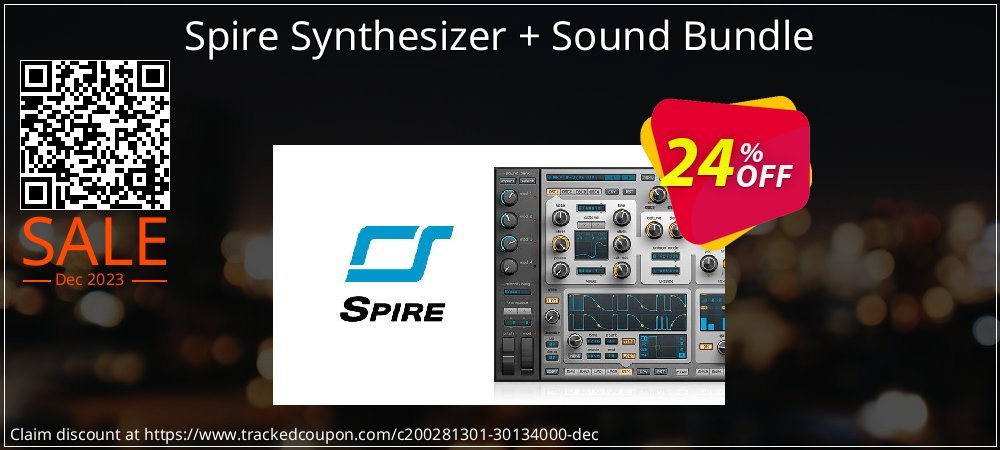 Spire Synthesizer + Sound Bundle coupon on World Backup Day offer